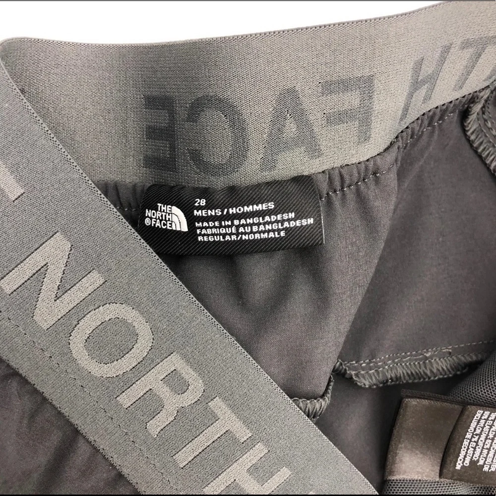The North Face Men's Black Joggers with White Logo